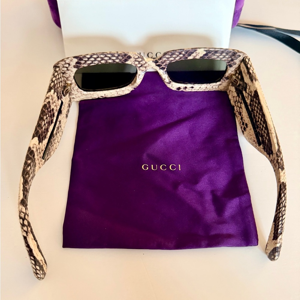 Gucci Genuine Python Sunglasses - Picture 9 of 14